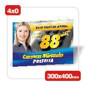 100 Placa PVC